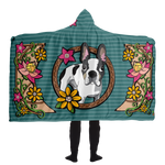 Hooded Blanket - Boston Terrier