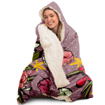 Hooded Blanket - Flower Power with Missy