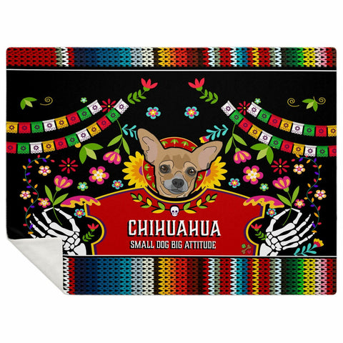 Premium Microfleece Blanket - Spicy Chihuahua