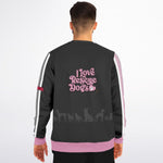 Athletic Sweatshirt - Love Rescue Dogs - Pink