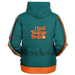 Matching Hoodie - Love Rescue Dogs - Orange