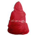 Hooded Blanket - Red Snuggle