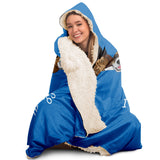 Hooded Blanket - Blue Cuddle