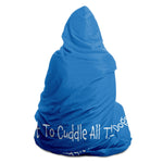 Hooded Blanket - Blue Cuddle
