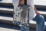 Tote Bag: Silver Labrador